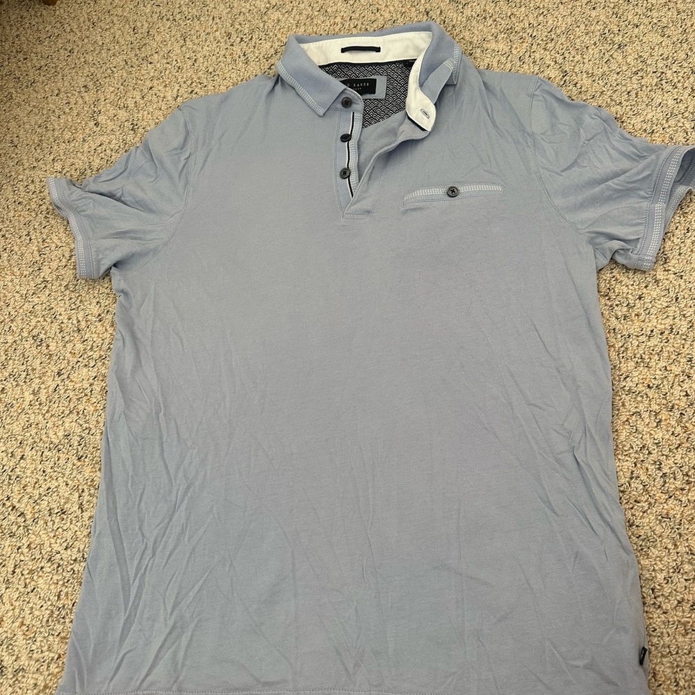 Ted Baker Sky Blue Polo Shirt